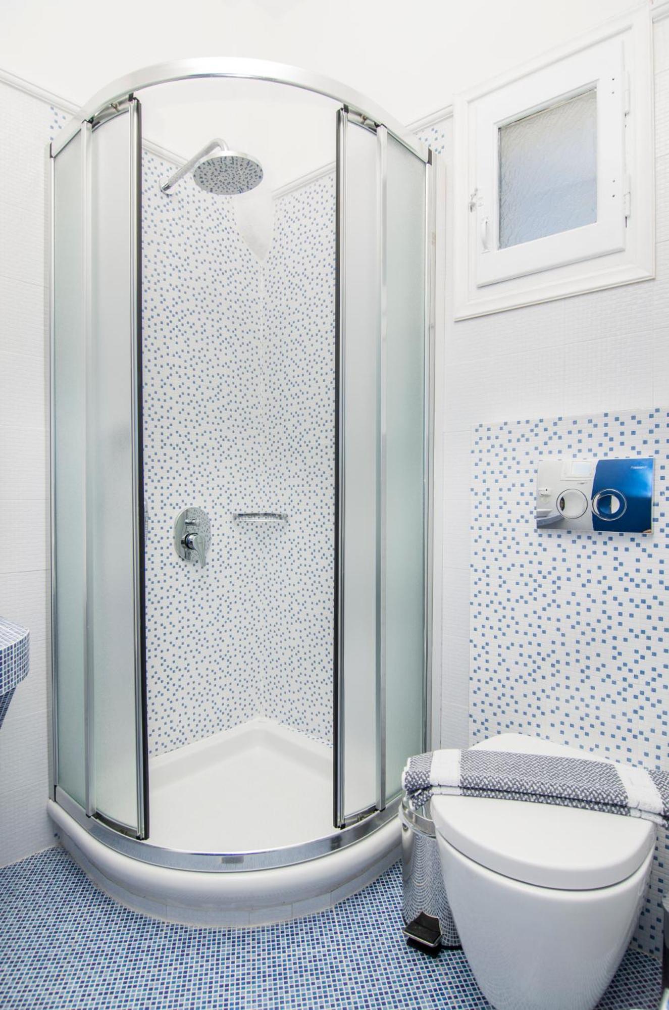 White & Blue Apartment เปริโวลอส ห้อง รูปภาพ